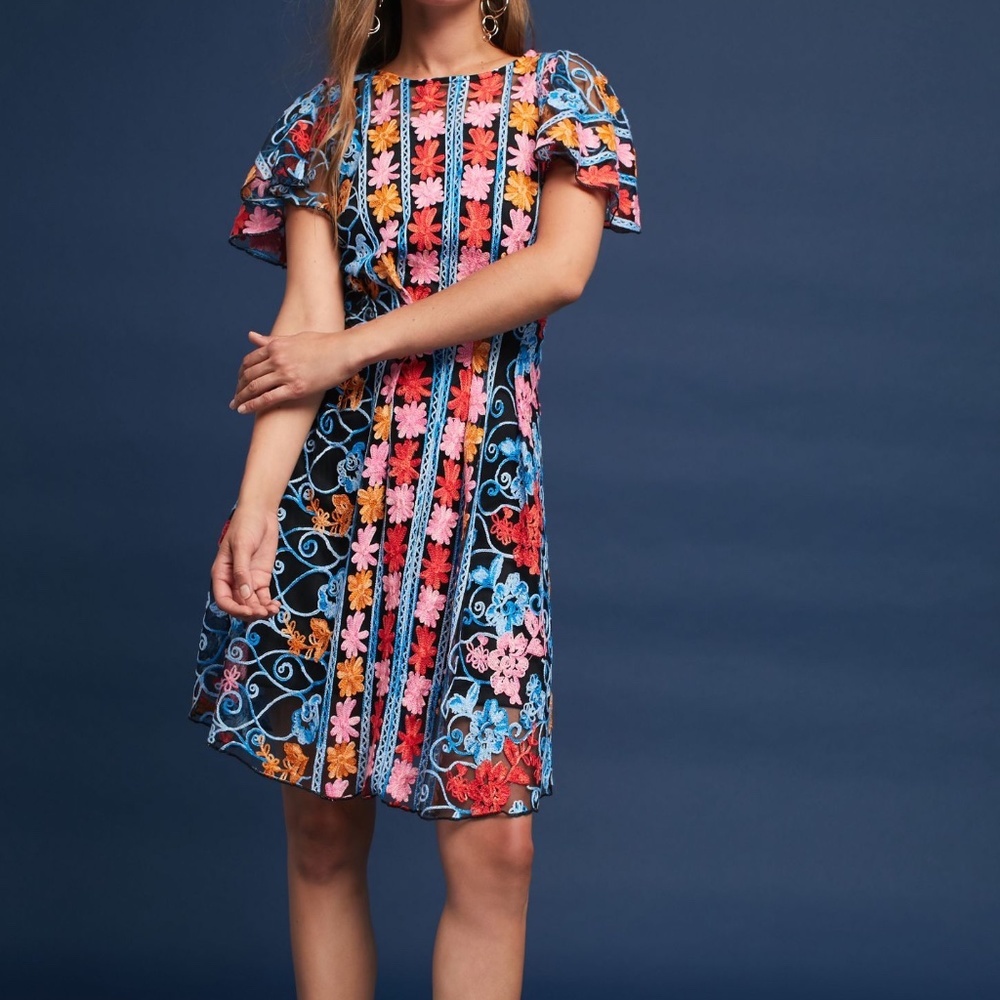 Great Condition Anthropologie Farrah Embroidered